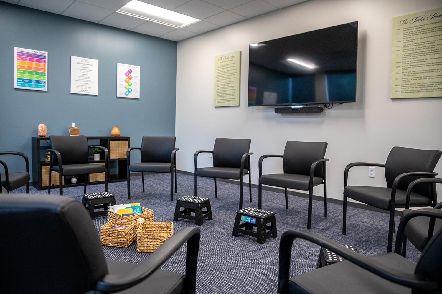 Meadows Outpatient group room
