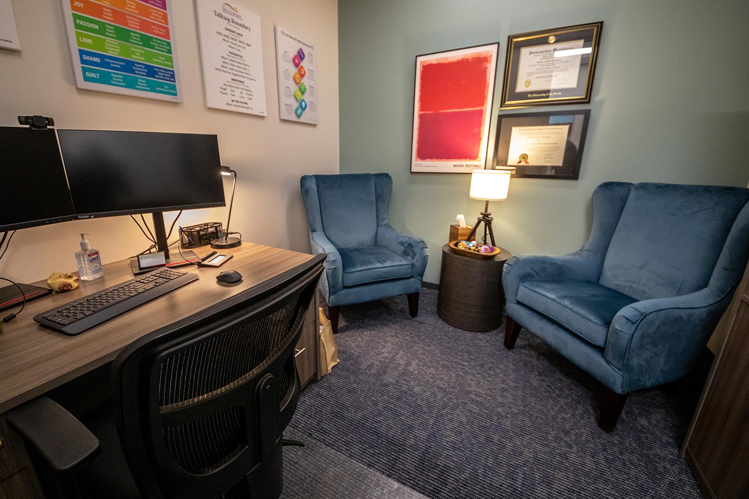 Meadows Outpatient Austin - Therapist Room